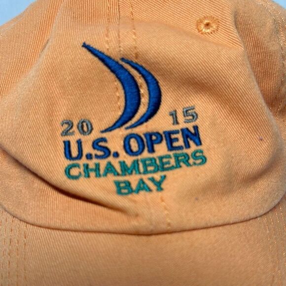 US Open Golf Hat Chambers Bay 2015 USGA Orange Blue Green - Picture 2 of 6